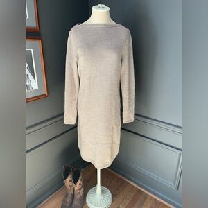 LAUREN Ralph Lauren Beige Wool sweater dress M